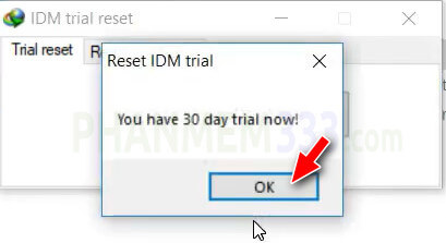 IDM Trial Reset