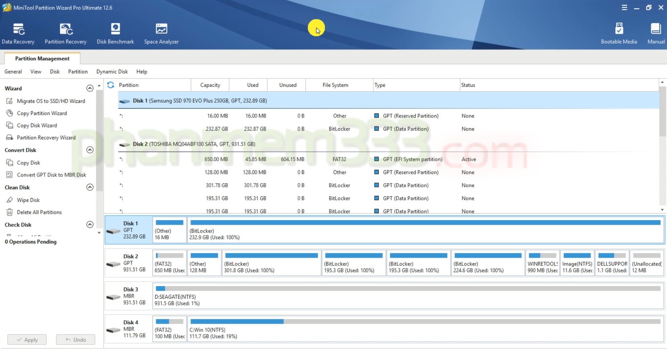 Tải Minitool Partition Wizard 12.7 Full Crack 2023 (Đã Test)